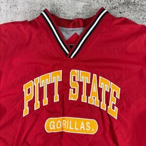 Pitt State Gorillas Pull Over Windbreaker Size XL
